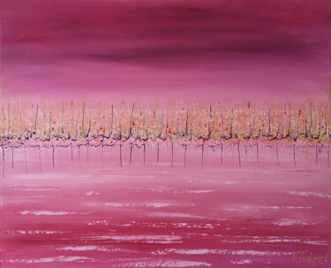 Pittura intitolato ""Pink"" da Natalia Toderica, Opera d'arte originale, Acrilico