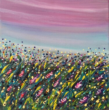 Painting titled ""Summer Mood #2" -…" by Natalia Toderica, Original Artwork, Acrylic