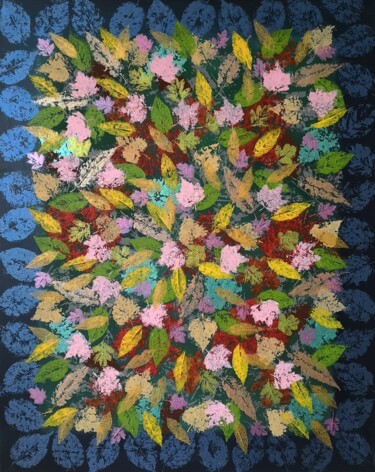 Ζωγραφική με τίτλο ""Autumn: transforma…" από Natalia Toderica, Αυθεντικά έργα τέχνης, Ακρυλικό