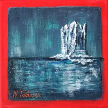 Painting titled ""Iceberg #2" - orig…" by Natalia Toderica, Original Artwork, Acrylic