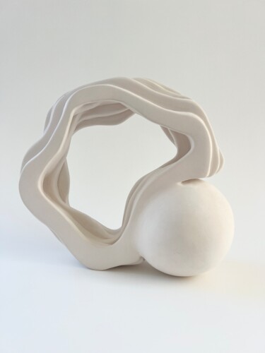 Sculpture titled "Beginning" by Natalia Valter, Original Artwork, Ceramics