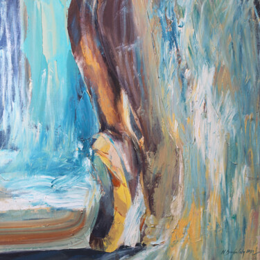Картина под названием ""Entropy"" - Natalia Baykalova, Подлинное произведение искусства, Масло Установлен на Деревянная рама…