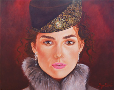绘画 标题为“Anna Karenina” 由Hugo Sinde, 原创艺术品, 油