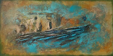 Painting titled "Road to nowhere" by Natalie Aleksejeva (NatalieVerve), Original Artwork, Acrylic Mounted on Wood Stretcher…