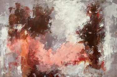 Pittura intitolato "''Pink sunset''" da Natalie Aleksejeva (NatalieVerve), Opera d'arte originale, Acrilico Montato su Telai…