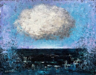Pittura intitolato "Cloud" da Natalie Aleksejeva (NatalieVerve), Opera d'arte originale, Olio