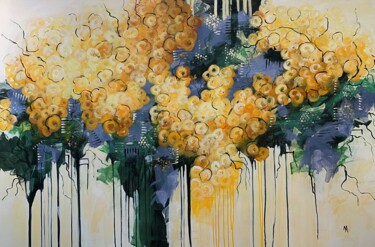 Peinture intitulée "Spring awakening" par Natalie Aleksejeva (NatalieVerve), Œuvre d'art originale, Acrylique