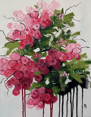 Картина под названием "Spring bloom" - Natalie Aleksejeva (NatalieVerve), Подлинное произведение искусства, Акрил Установлен…