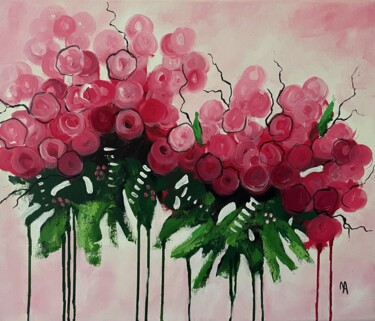 Pintura intitulada "''Morning scent of…" por Natalie Aleksejeva (NatalieVerve), Obras de arte originais, Acrílico Montado em…