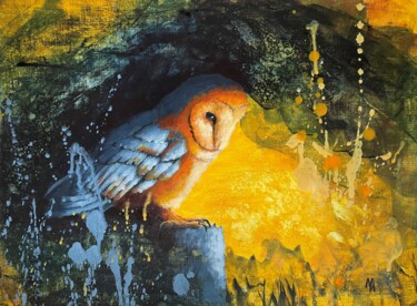 Pintura titulada "Shining" por Natalie Aleksejeva (NatalieVerve), Obra de arte original, Acrílico