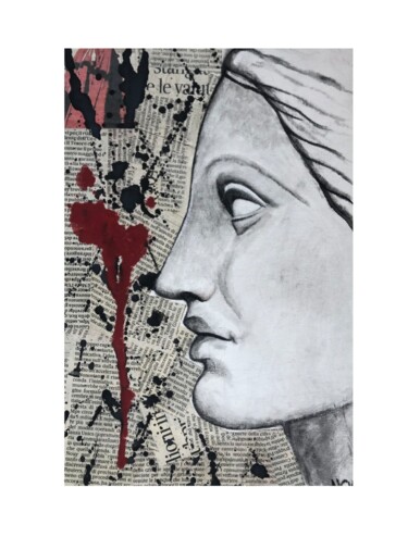 Schilderij getiteld "L’Eterno Ritorno" door Natalie Cappello Wild, Origineel Kunstwerk, Olie