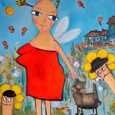 Malerei mit dem Titel "Свобода выбора" von Natalie Shiporina, Original-Kunstwerk, Acryl