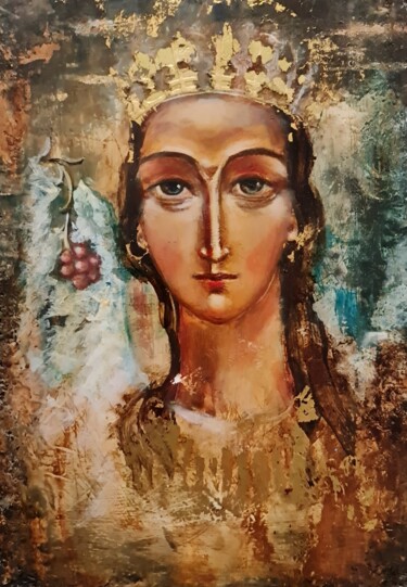 Malerei mit dem Titel "Волшебный образ (Th…" von Natalie Shiporina, Original-Kunstwerk, Öl