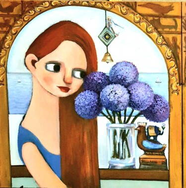 Peinture intitulée "Королевский Лук" par Natalie Shiporina, Œuvre d'art originale, Acrylique Monté sur Châssis en bois