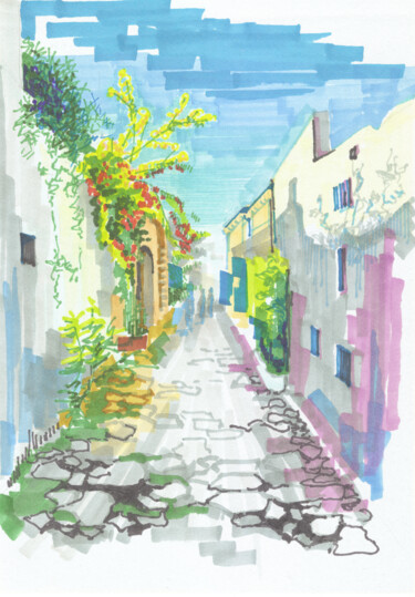 So far so good Drawing titled "So far so good" by Nataliia Belozerova, Original Art, Marker