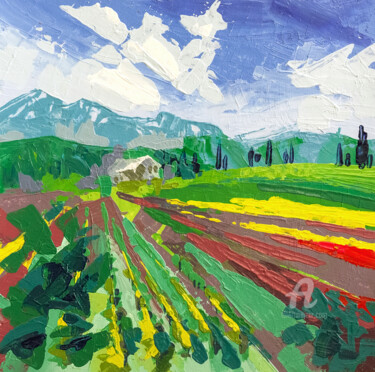 Italy Peinture intitulée "Italy" par Nataliia Belozerova, Œuvre d'art originale, Acrylique