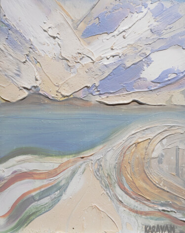 Schilderij getiteld "Ocean melody - oil…" door Nataliia Karavan, Origineel Kunstwerk, Olie