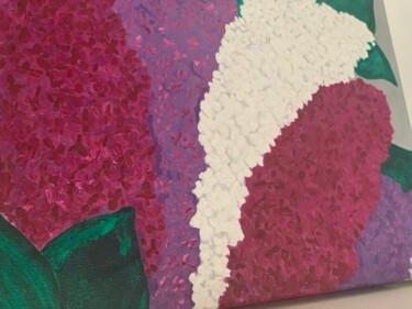 Картина под названием "The Lilac" - Nataliia Kutikhina (natel), Подлинное произведение искусства, Акрил