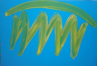 Картина под названием "Jellyfish" - Nataliia Kutikhina (natel), Подлинное произведение искусства, Гуашь