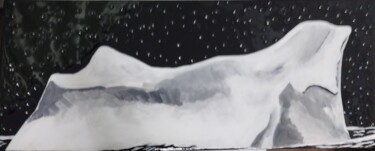 Peinture intitulée "The iceberg that sa…" par Nataliia Kutikhina (natel), Œuvre d'art originale, Acrylique