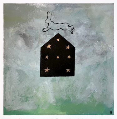 Malerei mit dem Titel "Dreams. Sea house w…" von Nataliia Lepikhina, Original-Kunstwerk, Acryl