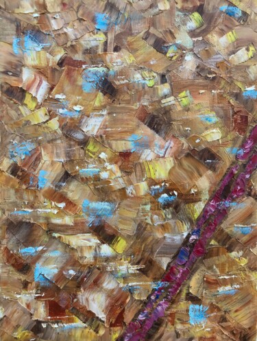 Картина под названием "Barcelona" - Nataliia Lishchynska, Подлинное произведение искусства, Масло Установлен на Деревянная р…