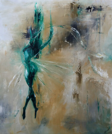 Malerei mit dem Titel "Ballet" von Nataliia Priputnikova, Original-Kunstwerk, Öl