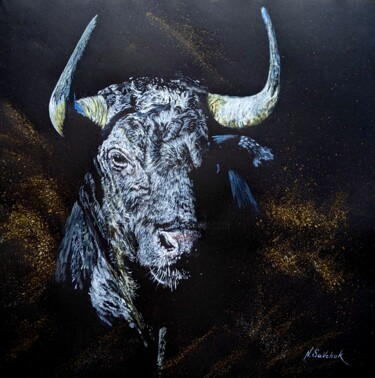 Schilderij getiteld ""Madrid. Bullfighti…" door Nataliia Savchuk, Origineel Kunstwerk, Aquarel