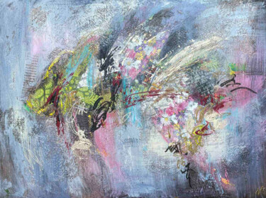 Картина под названием "Flew together" - Nataliia Svitlychna, Подлинное произведение искусства, Акрил