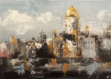 Peinture intitulée "Remembering Venice" par Nataliia Svitlychna, Œuvre d'art originale, Acrylique