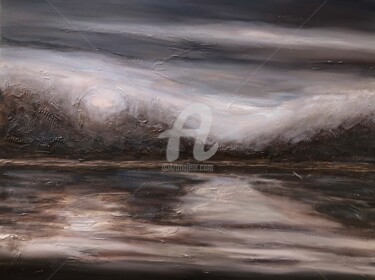Картина под названием "XXL Large abstract…" - Nataliia Krykun, Подлинное произведение искусства, Акрил Установлен на Деревян…
