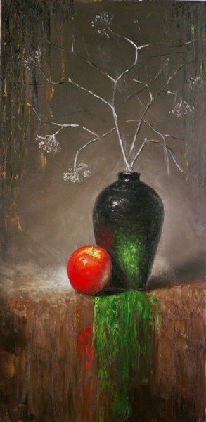Schilderij getiteld "Still life with the…" door Nataliya Bagatskaya, Origineel Kunstwerk, Olie