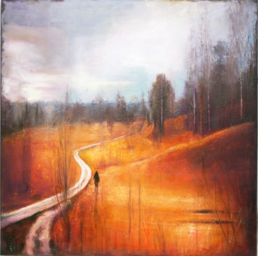 Painting titled "Where are You going…" by Nataliya Bagatskaya, Original Artwork, Oil