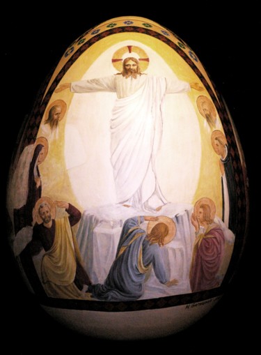 Malerei mit dem Titel "The Resurrection of…" von Nataliya Bagatskaya, Original-Kunstwerk