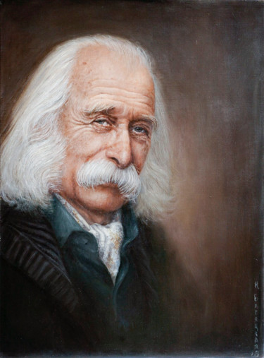 Pintura intitulada "Portrait of Painter…" por Nataliya Bagatskaya, Obras de arte originais, Óleo