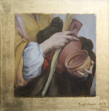 Malerei mit dem Titel "A fragment of the p…" von Nataliya Bagatskaya, Original-Kunstwerk, Öl