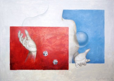 Peinture intitulée "Life as a Game" par Nataliya Bagatskaya, Œuvre d'art originale, Huile