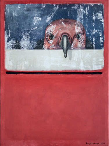 Malerei mit dem Titel "Carter Visiting Rot…" von Nataliya Bagatskaya, Original-Kunstwerk, Acryl