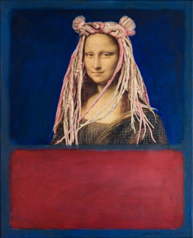 Painting titled "Liza Visiting Rothk…" by Nataliya Bagatskaya, Original Artwork, Acrylic