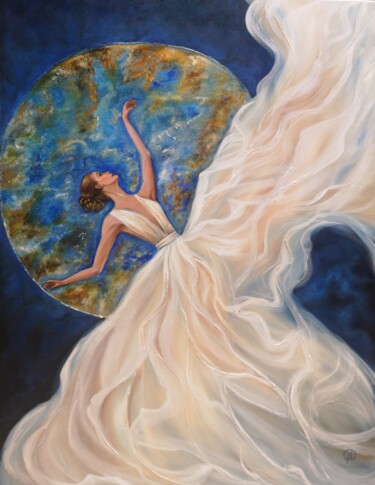 Pittura intitolato "Inspiration" da Natalie Demina, Opera d'arte originale, Olio