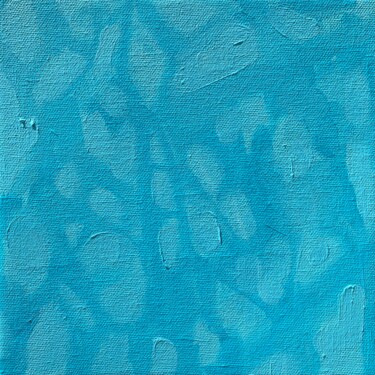 Картина под названием "Shadow Turquoise 9" - Nataliya Lemesheva, Подлинное произведение искусства, Масло