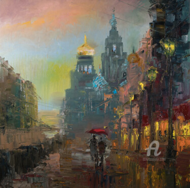 绘画 标题为“Saint-Pétersbourg.…” 由Natalja Surikova, 原创艺术品, 油