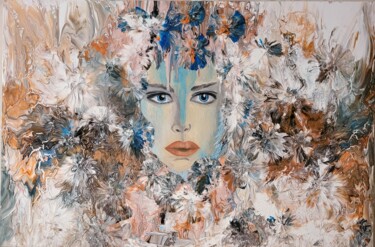 Картина под названием "The Deep Self" - Natalja Surikova, Подлинное произведение искусства, Акрил Установлен на Деревянная р…