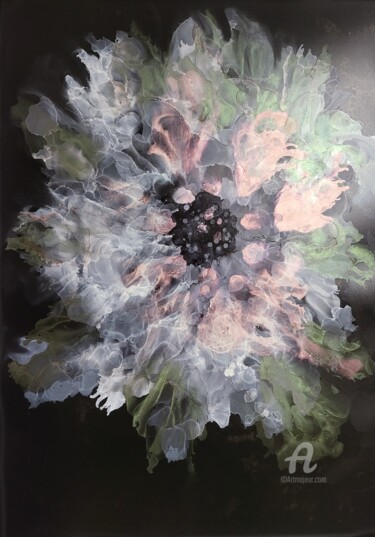 Pittura intitolato "Fragments of the sn…" da Natalja Surikova, Opera d'arte originale, pigmenti