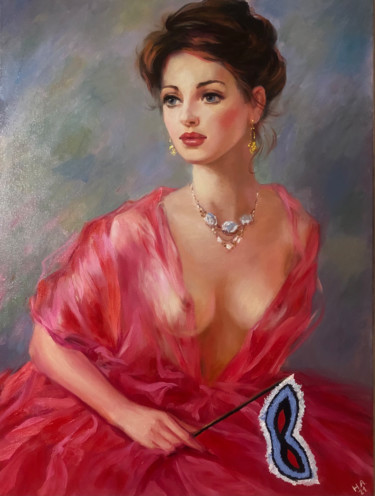 Painting titled "После бала" by Nataliia Osadchuk, Original Artwork, Oil