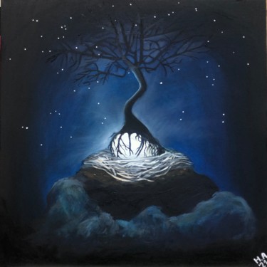 Картина под названием "Свет" - Наталия Осадчук, Подлинное произведение искусства, Масло