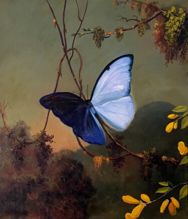 Картина под названием "Бабочка" - Наталия Осадчук, Подлинное произведение искусства, Масло
