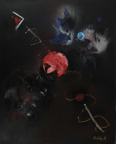 Peinture intitulée "Du chaos/chaos" par Nataly. Adam, Œuvre d'art originale, Acrylique