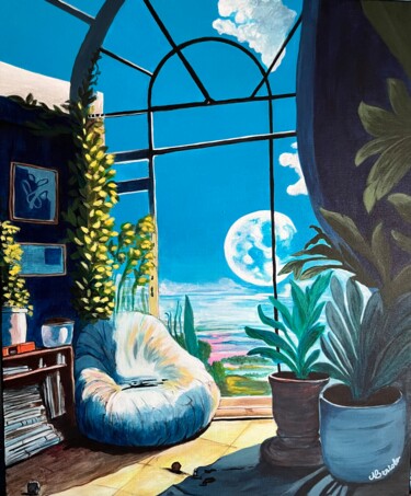 Peinture intitulée "Lumière d’été" par Nataly Art, Œuvre d'art originale, Acrylique Monté sur Châssis en bois