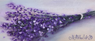 Painting titled "Lavender Provence I…" by Nataly Mikhailiuk, Original Artwork, Pastel